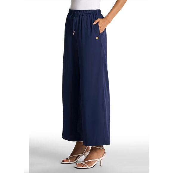 Coolibar Navy Blue UPF 50+ Wide Leg Sun Protective Pants Women’s XXL - Picture 1 of 5